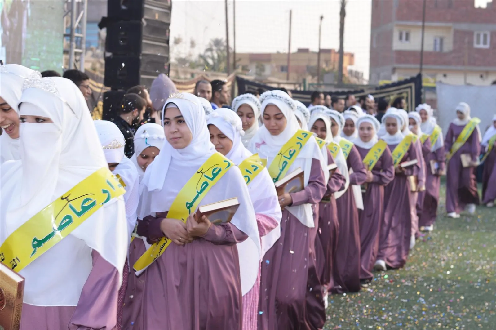 حفل تكريم 115 حاملا للقرآن بقرية أبو رجوان في الجيزة