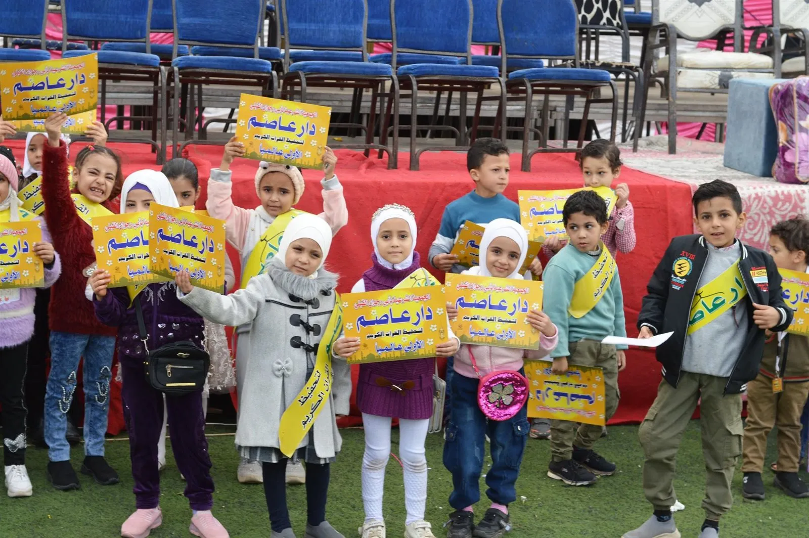 حفل تكريم 115 حاملا للقرآن بقرية أبو رجوان في الجيزة