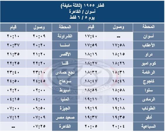موعد قطارات عيد الأضحى 