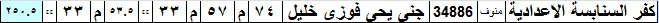 نتيجة جني