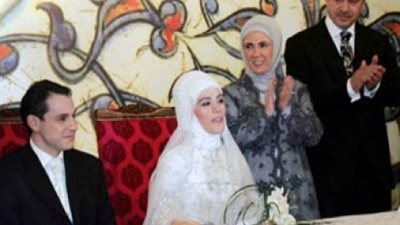 أول فيديو من حفل زفاف ابنة 