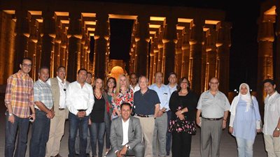 نائب رئيس البنك الدولى يشاهد عرض الصوت والضوء بالأقصر (الصور)