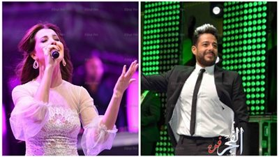 بالصور.. نانسي وحماقى يحتفلان بانطلاق النسخة العربية من 