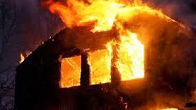 حريق هائل في 9 منازل بسوهاج