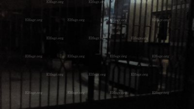 موظفين يربطون أعناقهم بالجنازير ويهددون بحرق أنفسهم داخل أزهر طنطا ( صور )