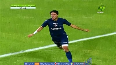 بالفيديو.. محمد إبراهيم يسجل هدف الزمالك الأول في شباك اتحاد الشرطة 