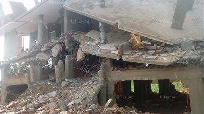 أمن المنوفية يشن حملة إزالات واسعة للمباني القائمة على أملاك الدولة بأشمون (صور)