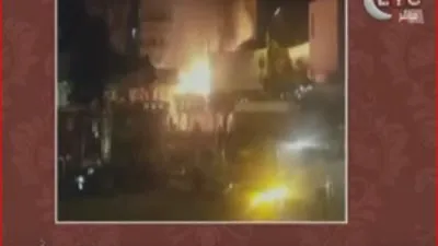 الغيطي يعرض فيديو حريق أسواق 