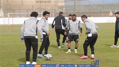 تدريبات استشفائية للاعبي الأهلي والأساسيين يتدربون في الجيم 