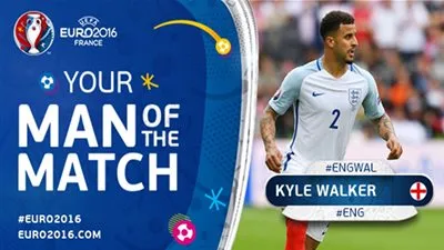 يورو 2016 – والكر رجل مباراة إنجلترا وويلز
