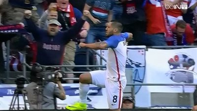 بالفيديو..ديمبسي يسجل هدف التقدم لأمريكا في شباك الإكوادور