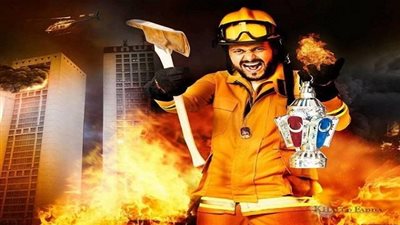 صابر الرباعى يعتدى بالضرب على رامز جلال