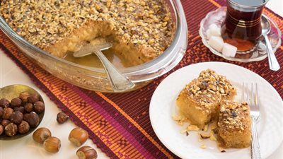   حلويات رمضان: هريسة دمياطي