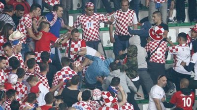 اليويفا يهدد كرواتيا بالاستبعاد من اليورو بسبب شغب الجماهير