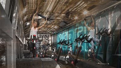 شركة Ride2Rebel تقدم حافلة بدراجات تابثة بدلا من المقاعد فى لندن