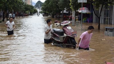 22 قتيلا بسبب الفيضانات الشديدة في الصين 