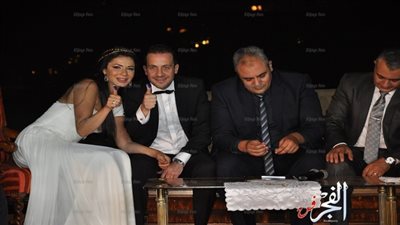 نجلاء بدر تحتفل بعقد قرانها على محمد عفيفي بحضور نجوم الفن والمجتمع  