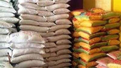 ضبط 14 طن أرز داخل مخزنين غير مرخصين قبل بيعها بالسوق السوداء بالشرقية