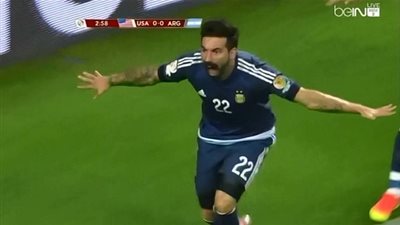 بالفيديو..لافيتزي يسجل هدفا مبكرا للأرجنتين في شباك أمريكا 