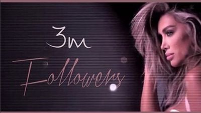 مايا دياب تحتفل بمليون متابع على 