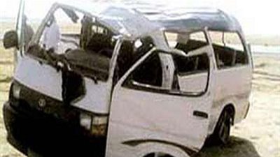 مصرع فتاة وإصابة 15 في حادث انقلاب 