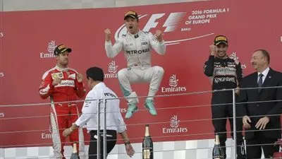 روزبرج يتوج بسباق جائزة أوروبا الكبرى لفورمولا 1