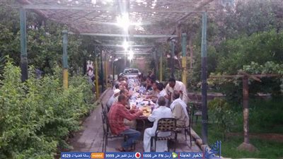 حفل إفطار جماعي لعمال النظافة بالخانكة ( صور )