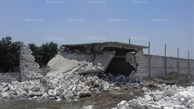 إزالة 54 حالة تعدي على الأراضي الزراعية بقرى طوخ (صور)