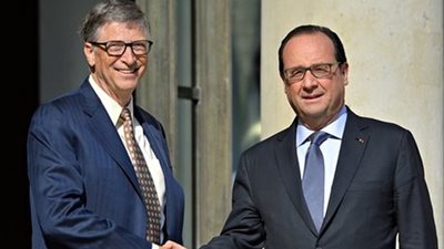 بيل جيتس يشكر فرنسا لمساهمتها في مكافحة الإيدز