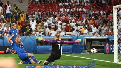 بالفيديو.. أيسلندا تدرك التعادل سريعًا أمام الإنجليز - يورو 2016