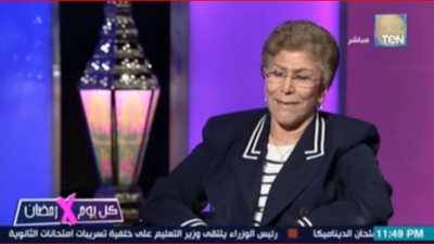 فريدة الشوباشي تبكي على الهواء (فيديو)