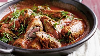 أطباق رمضان: طريقة عمل رول فيليه اللحم بحشوة البقدونس