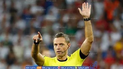 سكومينا حكمًا لموقعة بلجيكا وويلز باليورو