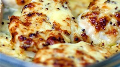 أطباق رمضان: صدور الدجاج بالجبن والخردل