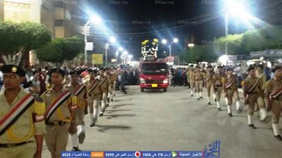 أهالى بني سويف يشيعون جثمان 