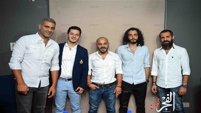 فريق hoh مع نجوم الرياضة فى افتتاح ab media echo (صور)