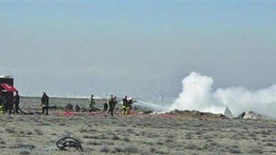 عاجل.. سقوط طائرة تركية فى ولاية باليكسير