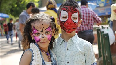 احتفالات الأطفال بعيد الفطر في حديقة الحيوان بالجيزة..(فيديو وصور)