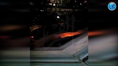 بالفيديو.. حريق ضخم بعمارة المطرب شريف حمدي بمدينة نصر