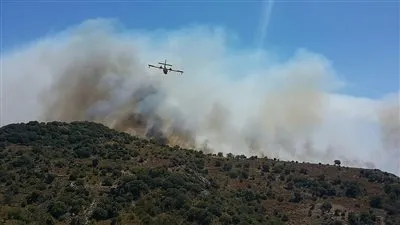 اندلاع حريق ضخم بولاية موجلا السياحية في تركيا 