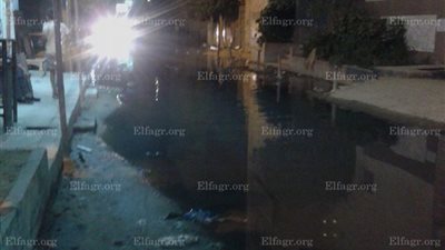 مياه الصرف تغرق منطقة الحرمين بالإسكندرية للشهر الثاني على التوالي (صور)