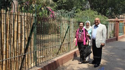 رجاء حسين في زيارة لحديقة الحيوانات بالجيزة (صور)