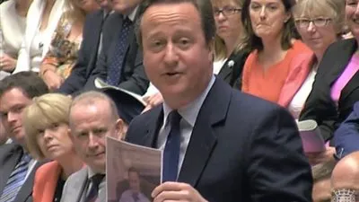 كاميرون يلقي خطابه الأخير في مجلس العموم البريطاني وسط حفاوة بالغة