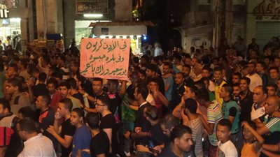 هدوء حذر ببورسعيد عقب تفرقة تظاهرة جماهير المصري بقنابل الغاز