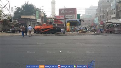 القناطر الخيرية تواصل اعمال رصف وتجميل كورنيش النيل ..(صور)