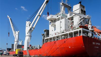 ميناء دمياط يستقبل 22 سفينة و21 سفينة في انتطار الدخول 