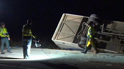 مصرع 26 شخصا فى حريق حافلة بتايوان 