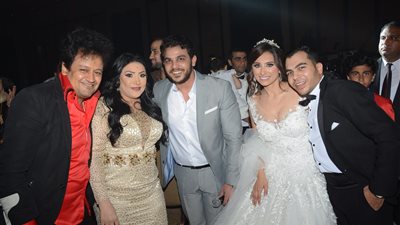 زفاف محمد جمال وهالة شنش بحضور بدرية طلبة وسامح يسري (صور) 