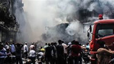 نشوب حريق بأحد الكافيهات بمركز شباب كفر صقر بالشرقية