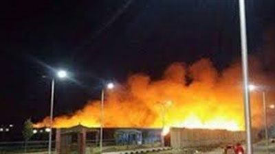 اندلاع حريق في مركز للتسوق تحت الإنشاء بالدوحة